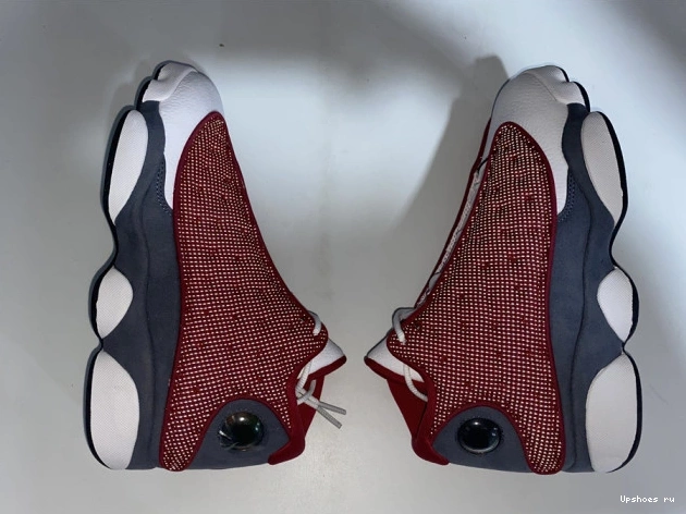 13 Air Red Flint 414571-600 Grey Gym Retro Jordan 0219